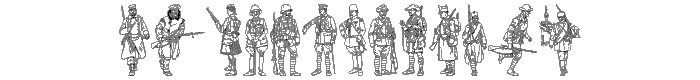 WW1  A font